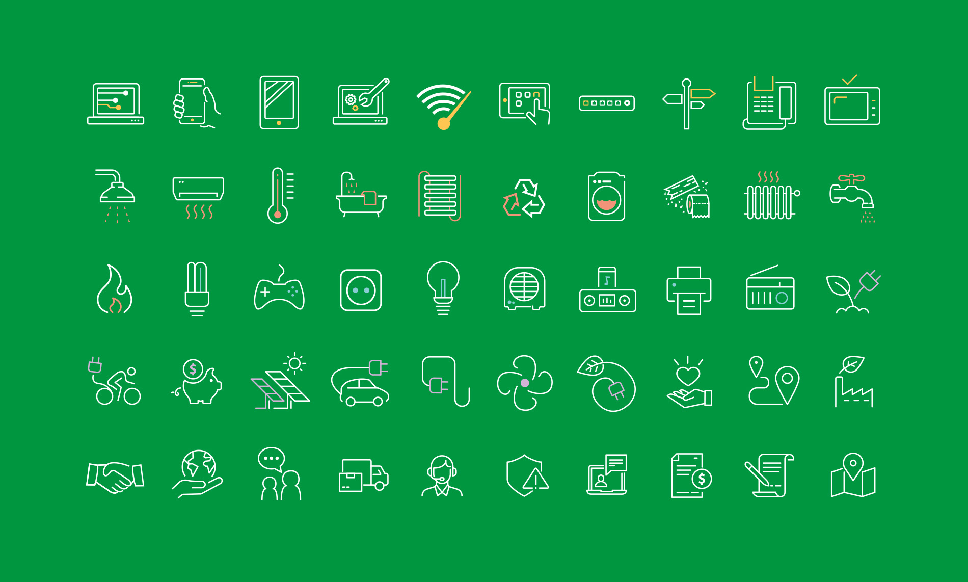 Landskrona Energi Icons